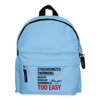 Synchronized Swimming Motivation  - Kids' Backpack - light blue - Front