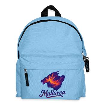 Mallorca Island Holiday Silhouette Summer Gift - Kids' Backpack - light blue - Front