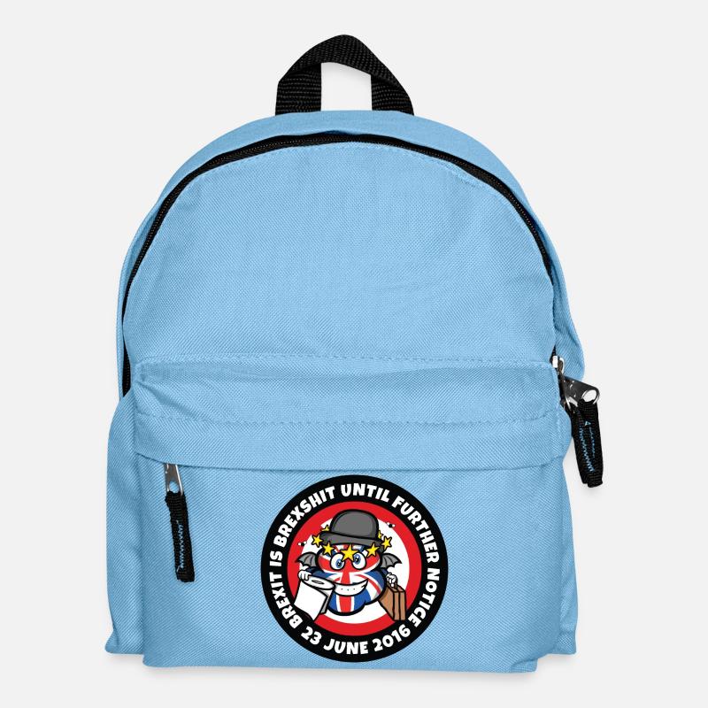 No Brexit! - Kids' Backpack - light blue