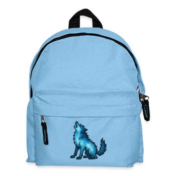 Seelentier und Wächterwesen: Werwolf - Kinder Rucksack - Hellblau - Vorne