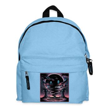 Illustration d’horreur abyssale cosmique - Sac à dos Enfant - bleu clair - Devant