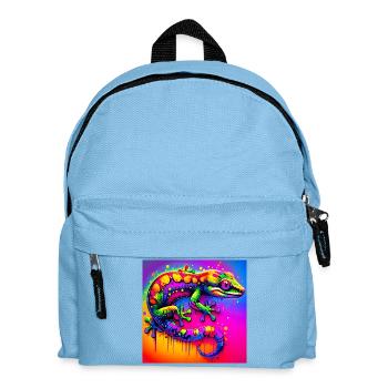 Gecko - Kids' Backpack - light blue - Front