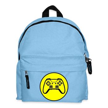 Controller Joypad Symbol - Kinder Rucksack - Hellblau - Vorne