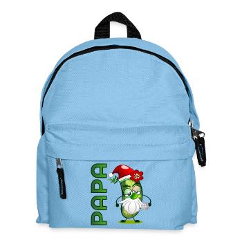 WEIHNACHTSGESCHENKE PAPA BOULESPIELER - Kinder Rucksack - Hellblau - Vorne