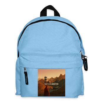 Kolonisierung Tibets - Kinder Rucksack - Hellblau - Vorne