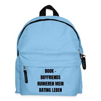 Bookboyfriends ruinieren mein Dating Leben - Kinder Rucksack - Hellblau - Vorne