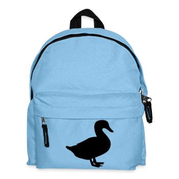 duck / duck / quack - Kids' Backpack - light blue - Front