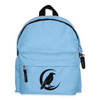 Moon Raven - Kinder Rucksack - Hellblau - Vorne