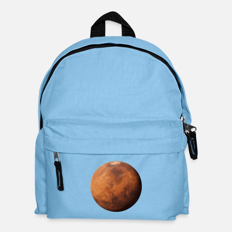 Mars - Planet Mars  - Kinder Rucksack - Hellblau