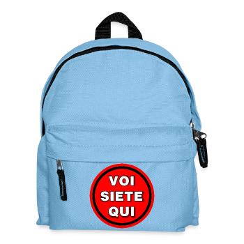 You are here - Kids' Backpack - light blue - Front