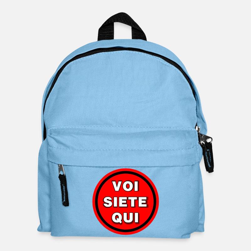 Vous êtes ici - Sac à dos Enfant - bleu clair