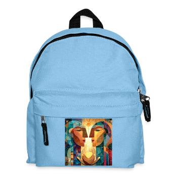 Mystical Balance Face - Kids' Backpack - light blue - Front