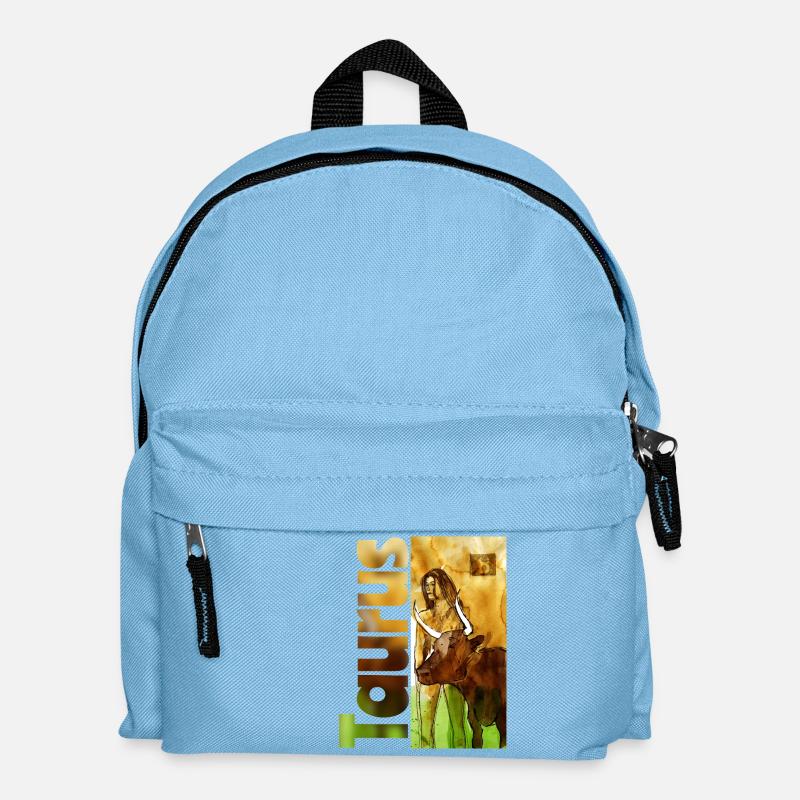 Sternzeichen Stier  - Kinder Rucksack - Hellblau