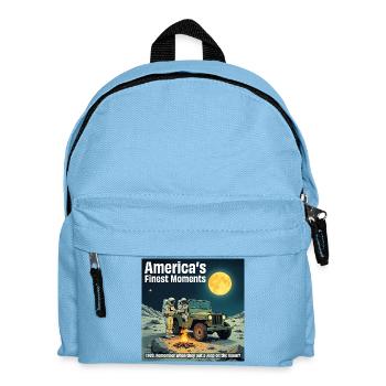 Les meilleurs moments de l’Amérique - Sac à dos Enfant - bleu clair - Devant