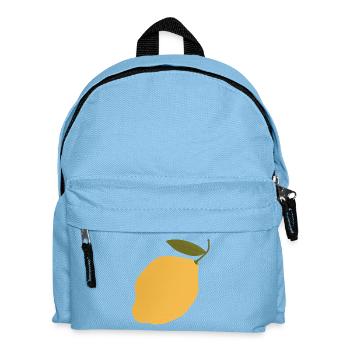 T-shirt Illustration Botanique Citron - Sac à dos Enfant - bleu clair - Devant