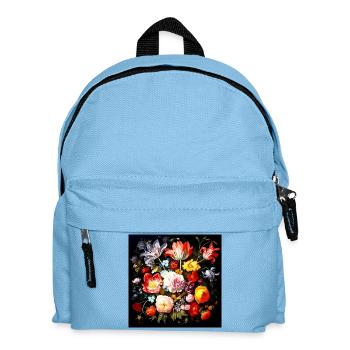 Vibrant floral splendour in Baroque style Flemish - Kids' Backpack - light blue - Front