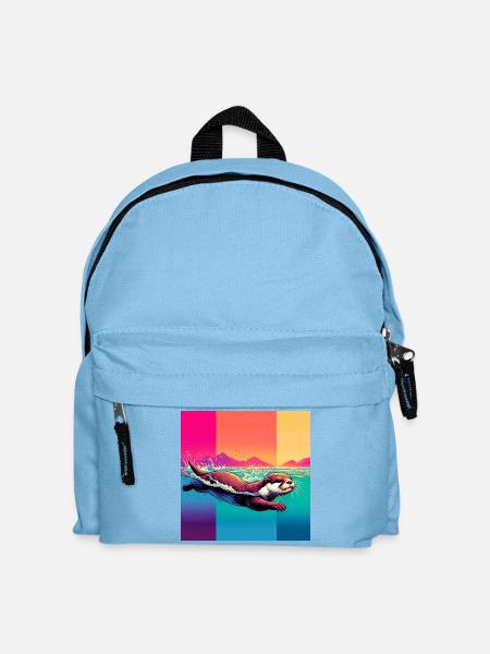 Otter - Kinder Rucksack - Hellblau