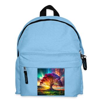 Tree of Life in Sunset - Kids' Backpack - light blue - Front