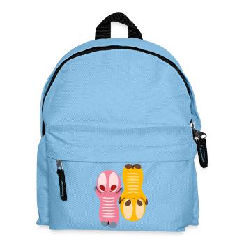 Cute kawaii figure - Kids' Backpack - light blue - Front