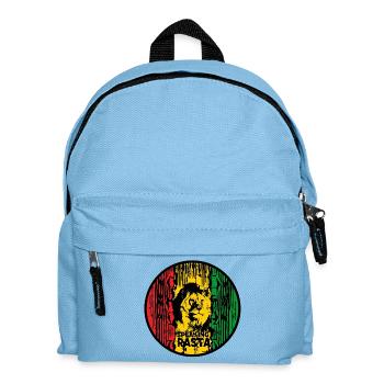Lion Rasta Color Wheel - Kids' Backpack - light blue - Front