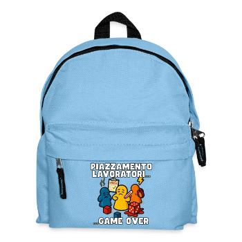 Worker Placement: End of Game - Kids' Backpack - light blue - Front