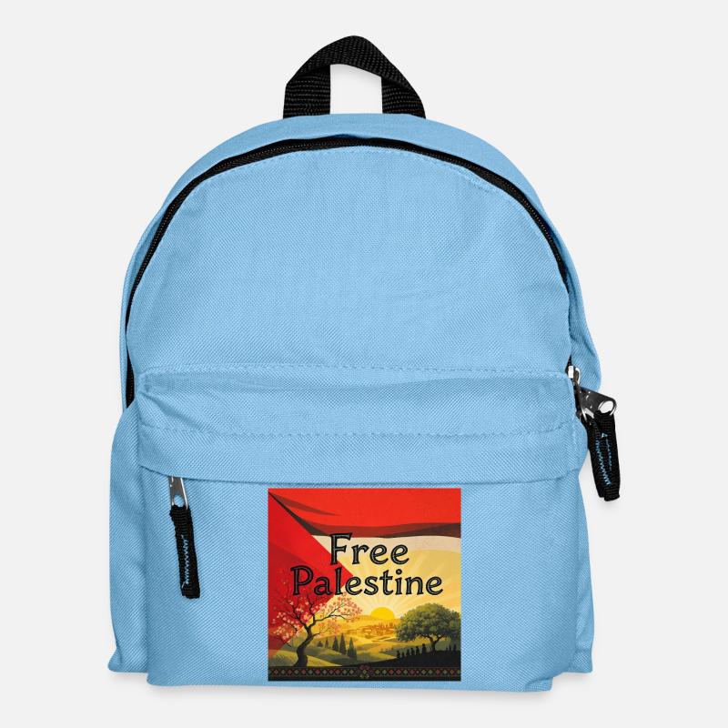 Palestine - Sac à dos Enfant - bleu clair