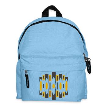 Psychedelic pattern by Cean - Kids' Backpack - light blue - Front