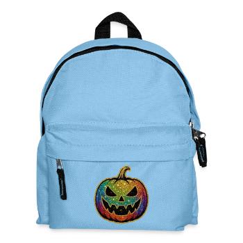 Rainbow Glitter Pumpkin - Kids' Backpack - light blue - Front