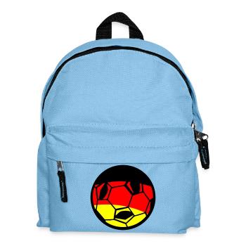 Football German Flag Art - Kids' Backpack - light blue - Front