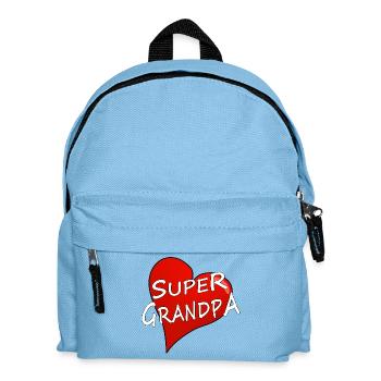 SUPER GRANDPA - Kinder Rucksack - Hellblau - Vorne