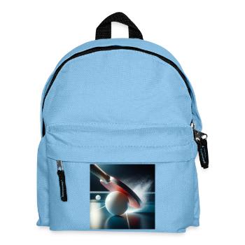 Sport, Tischtennis - Kinder Rucksack - Hellblau - Vorne