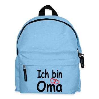 Oma - Kinder Rucksack - Hellblau - Vorne