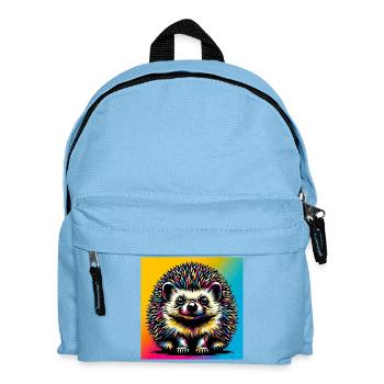 hedgehog - Kids' Backpack - light blue - Front