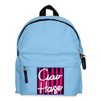 ABSCHIED LIEBLING HASE - Kinder Rucksack - Hellblau - Vorne