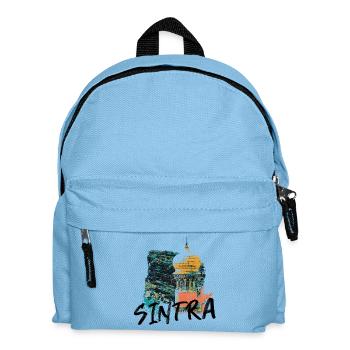 Tour mauresque typique du parc Sintra illustration - Sac à dos Enfant - bleu clair - Devant