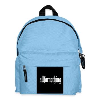 Allfornothing Gothic Wordmark - Kids' Backpack - light blue - Front