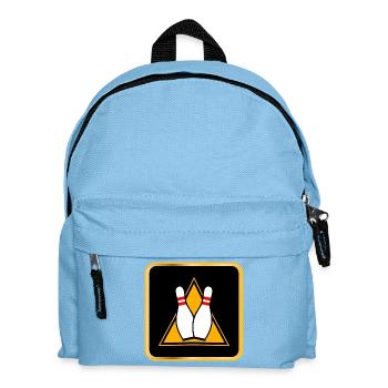 Pair of Skittles Bowling - Kids' Backpack - light blue - Front