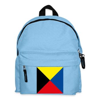 I_Require_A_Tug_Flag - Kids' Backpack - light blue - Front
