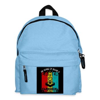 18e anniversaire de Retro Gamer - Sac à dos Enfant - bleu clair - Devant