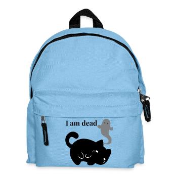 Ich bin tot - Kinder Rucksack - Hellblau - Vorne