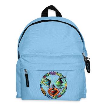 Cercle de graffitis de feu Yoyo - Sac à dos Enfant - bleu clair - Devant