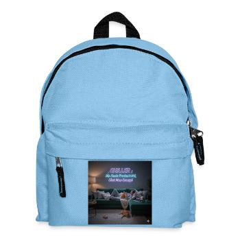 Chiller Canapé Neon: Productivité Relax - Sac à dos Enfant - bleu clair - Devant