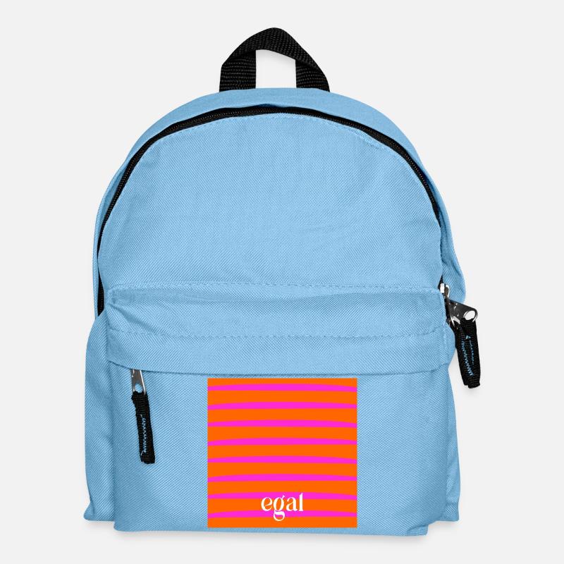 GLEICHGÜLTIGKEIT EGAL - Kinder Rucksack - Hellblau