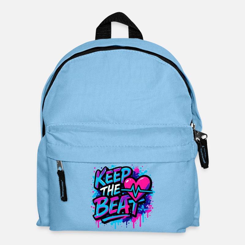 Keep the Beat – Music Design with Rhythm Feeling - Kids' Backpack - light blue