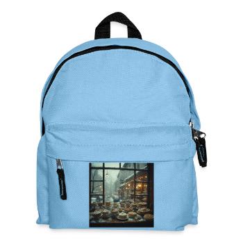 Snowy Window Bakery Pastries - Kids' Backpack - light blue - Front