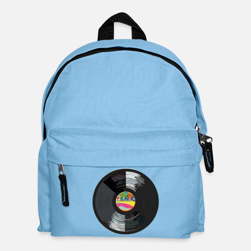 Vinyl_1 - Kids' Backpack - light blue