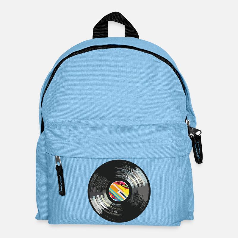 Vinyl_4 - Kids' Backpack - light blue