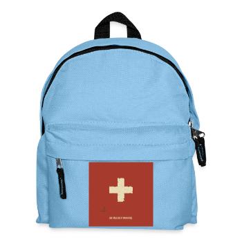 When it comes to cheese, only cheese helps – Funny mouse design - Kids' Backpack - light blue - Front