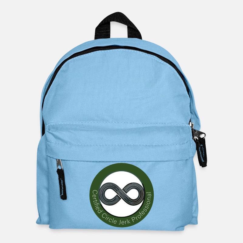 Certified Circle Jerk Professional - Kids' Backpack - light blue