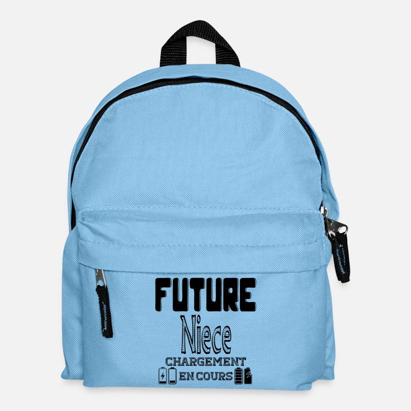 Future Niece Loading In Progress - Kids' Backpack - light blue